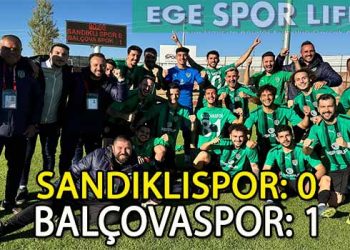 BALÇOVASPOR, SANDIKLI DEPLASMANINDAN 3 PUANLA DÖNDÜ