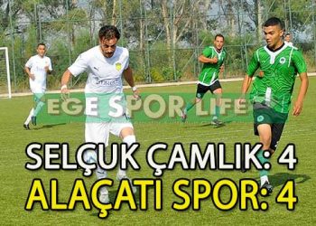 ALAÇATISPOR, SELÇUK DEPLASMANINDAN 1 PUANLA DÖNDÜ