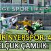 ŞİRİNYERSPOR, SELÇUK ÇAMLIKSPOR’U ELİ BOŞ GÖNDERDİ