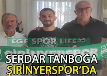 ŞİRİNYERSPOR’DA SERDAR SÖZLEŞMEYİ İMZALADI