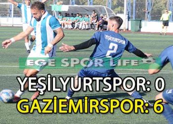 GAZİEMİRSPOR, DEPLASMANDA YEŞİLYURTSPOR’U FARKLI MAĞLUP ETTİ VE LİDERLİĞİNİ SÜRDÜRDÜ