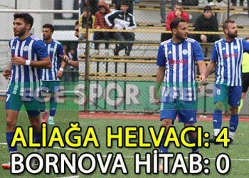 ALİAĞA HELVACI, ZİRVE YARIŞINI SÜRDÜRDÜ