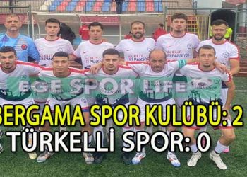 BERGAMA SPOR KULÜBÜ, 3 PUANI 2 GOLLE ALMAYI BAŞARDI