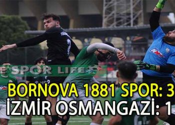 BORNOVA 1881 SPOR, İZMİR OSMANGAZİ ENGELİNİ AŞMASINI BİLDİ