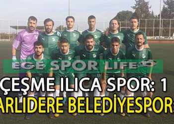 NARLIDERE BELEDİYESPOR, ÇEŞME’DEN ŞEN DÖNDÜ