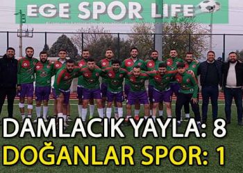 DAMLACIK YAYLASPOR, İLK GALİBİYETİNİ FARKLI KAZANDI