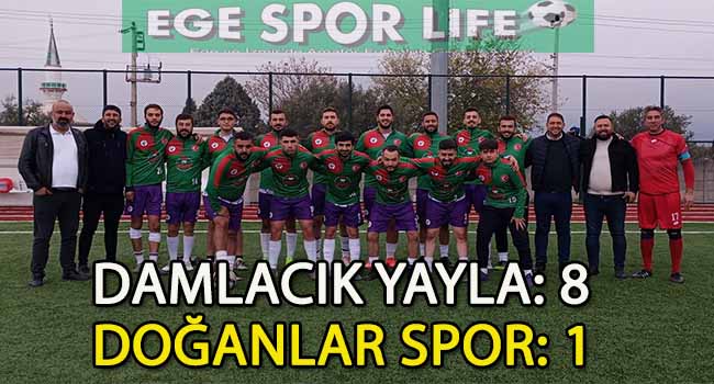 DAMLACIK YAYLASPOR, İLK GALİBİYETİNİ FARKLI KAZANDI