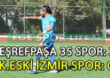EŞREFPAŞA 35 SPOR, ZORLU MAÇI KAZANMASINI BİLDİ