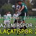 LİDER GAZİEMİRSPOR, ALAÇATISPOR KARŞISINDA 1 PUANA RAZI OLDU