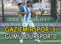 GAZİEMİRSPOR, NAMAĞLUP LİDERLİĞİNİ SÜRDÜRDÜ