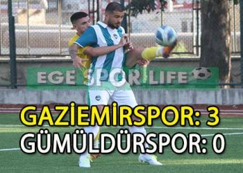 GAZİEMİRSPOR, NAMAĞLUP LİDERLİĞİNİ SÜRDÜRDÜ