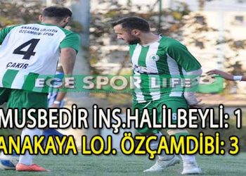 ANAKAYA LOJ. ÖZÇAMDİBİSPOR, HALİLBEYLİ DEPLASMANINDA LİDERLİĞİNİ KORUDU