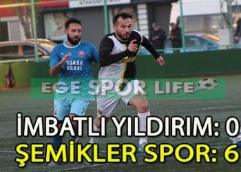 ŞEMİKLERSPOR, 3 PUANI 6 GOLLE ALDI