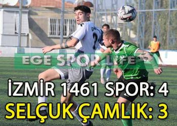 İZMİR 1461 SPOR, ZORLU MAÇI KAZANMASINI BİLDİ