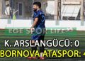 BORNOVA ATASPOR, GÜNÜ LİDER TAMAMLADI