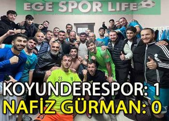 KOYUNDERESPOR, 3 PUANI TEK GOLLE ALDI