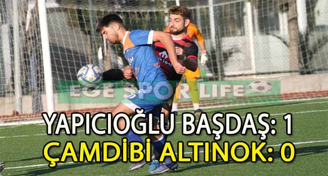 YAPICIOĞLU BAŞDAŞ, ÇAMDİBİ ALTINOK’U TEK GOLLE GEÇTİ