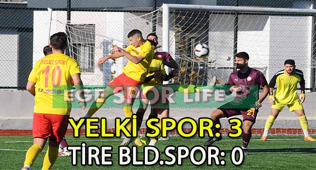 YELKİSPOR, TİRE ENGELİNİ AŞMAYI BAŞARDI