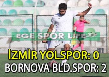 BORNOVA BELEDİYESPOR, YOLSPOR ENGELİNİ AŞMASINI BİLDİ