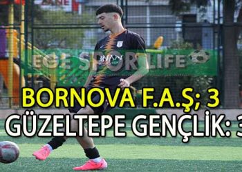 GÜZELTEPE GENÇLİK, BORNOVA DEPLASMANINDAN 1 PUANLA DÖNDÜ