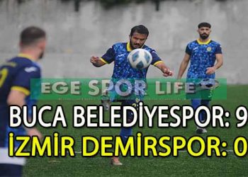 LİDER BUCA BELEDİYESPOR’DAN FARKLI SKOR