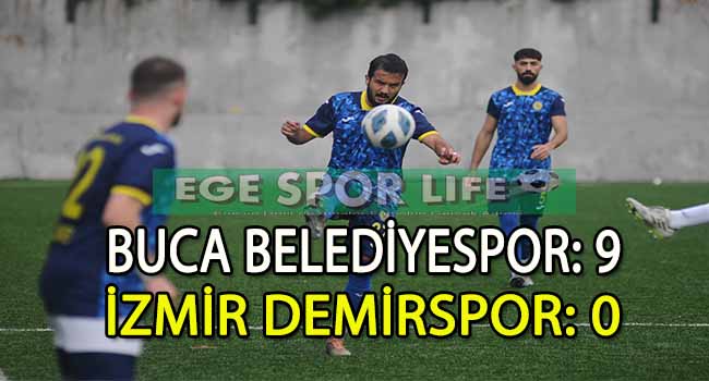 LİDER BUCA BELEDİYESPOR’DAN FARKLI SKOR