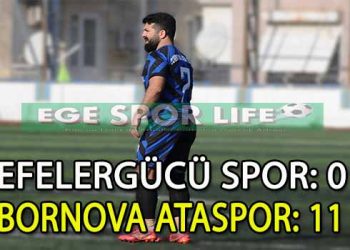 ENES ORTAÇ’IN 8 GOL ATTIĞI MAÇI BORNOVA ATASPOR FARKLI KAZANDI