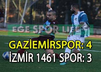 GOL DUELLOSUNU LİDER GAZİEMİRSPOR KAZANDI