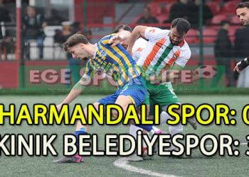 KINIK BELEDİYESPOR, HARMANDALI ENGELİNİ 3 GOLLE AŞTI