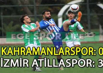 İZMİR ATİLLASPOR, KAHRAMANLAR’I ELİ BOŞ GÖNDERDİ