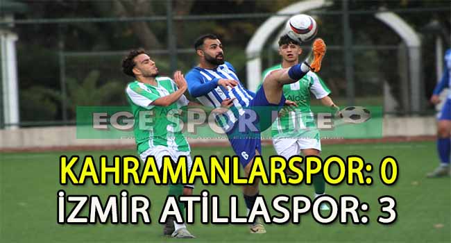 İZMİR ATİLLASPOR, KAHRAMANLAR’I ELİ BOŞ GÖNDERDİ