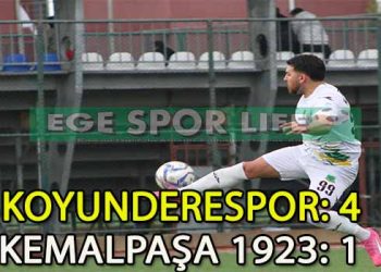 KOYUNDERESPOR, KEMALPAŞA 1923 ENGELİNİ RAHAT AŞTI.