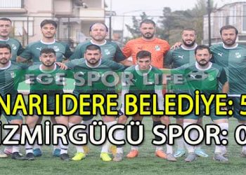 NARLIDERE BELEDİYESPOR, YARIŞI BIRAKMIYOR