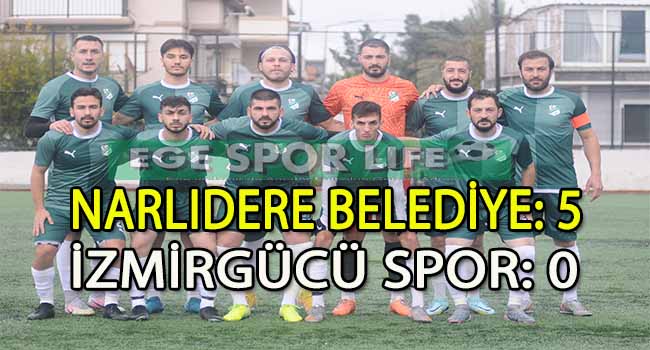 NARLIDERE BELEDİYESPOR, YARIŞI BIRAKMIYOR
