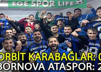 BORNOVA ATASPOR, ŞAMPİYONLUK İÇİN AVANTAJ ELDE ETTİ