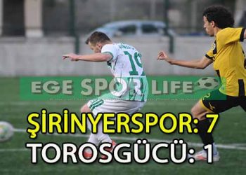 ŞİRİNYERSPOR, TOROSGÜCÜ ENGELİNİ FARKLI AŞTI