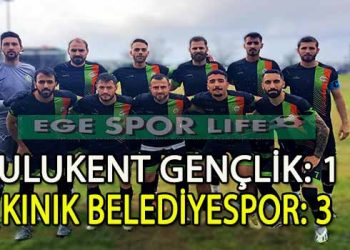 LİDER KINIK BELEDİYESPOR, ULUKENT ENGELİNİ AŞTI