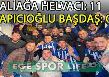 ALİAĞA HELVACI, HAFTAYI LİDER TAMAMLADI