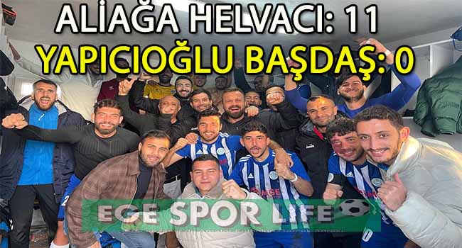 ALİAĞA HELVACI, HAFTAYI LİDER TAMAMLADI