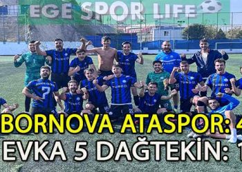 LİDER BORNOVA ATASPOR, SON HAFTAYA BIRAKTI