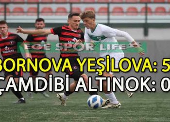 BORNOVA YEŞİLOVA’DAN NET GALİBİYET