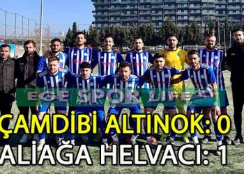ALİAĞA HELVACI, ZORDA OLSA KAZANMASINI BİLDİ