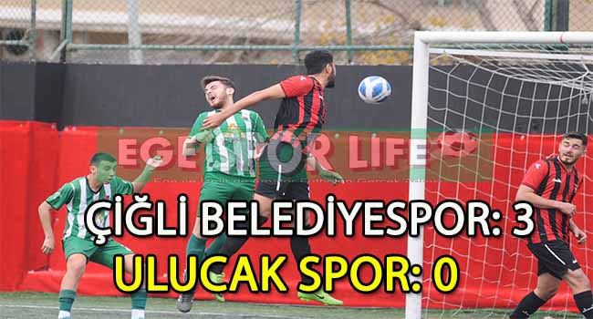 ÇİĞLİ BELEDİYESPOR’DAN NET GALİBİYET