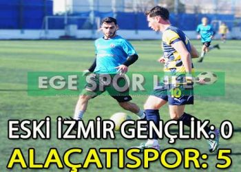 ALAÇATISPOR, ESKİ İZMİR ENGELİNİ RAHAT AŞTI