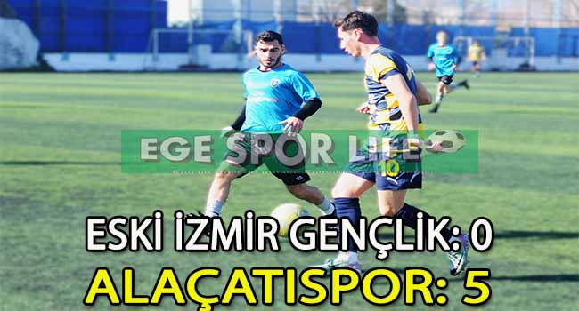 ALAÇATISPOR, ESKİ İZMİR ENGELİNİ RAHAT AŞTI
