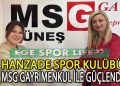 HANZADE SPOR KULÜBÜNE MSG GAYRİMENKUL SPONSOR OLDU