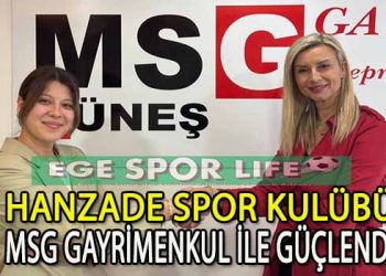 HANZADE SPOR KULÜBÜNE MSG GAYRİMENKUL SPONSOR OLDU