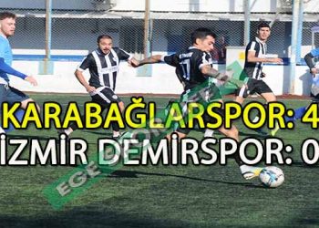 KARABAĞLARSPOR, 3 PUANI 4 GOLLE ALMASINI BİLDİ