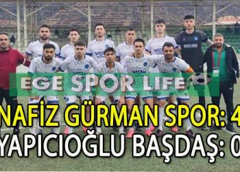 NAFİZ GÜRMAN, Y. BAŞDAŞ ENGELİNİ 4 GOLLE AŞTI