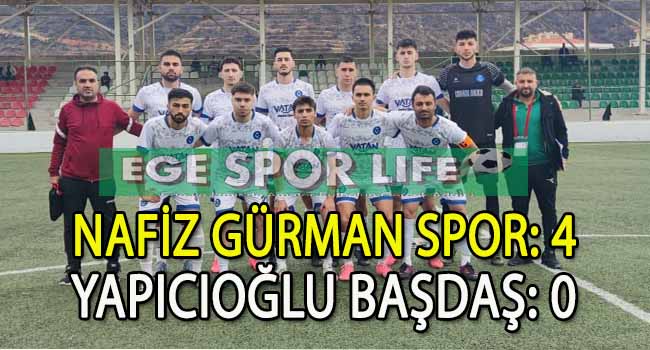 NAFİZ GÜRMAN, Y. BAŞDAŞ ENGELİNİ 4 GOLLE AŞTI